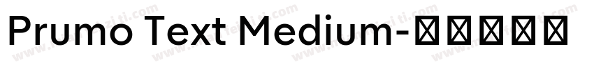 Prumo Text Medium字体转换